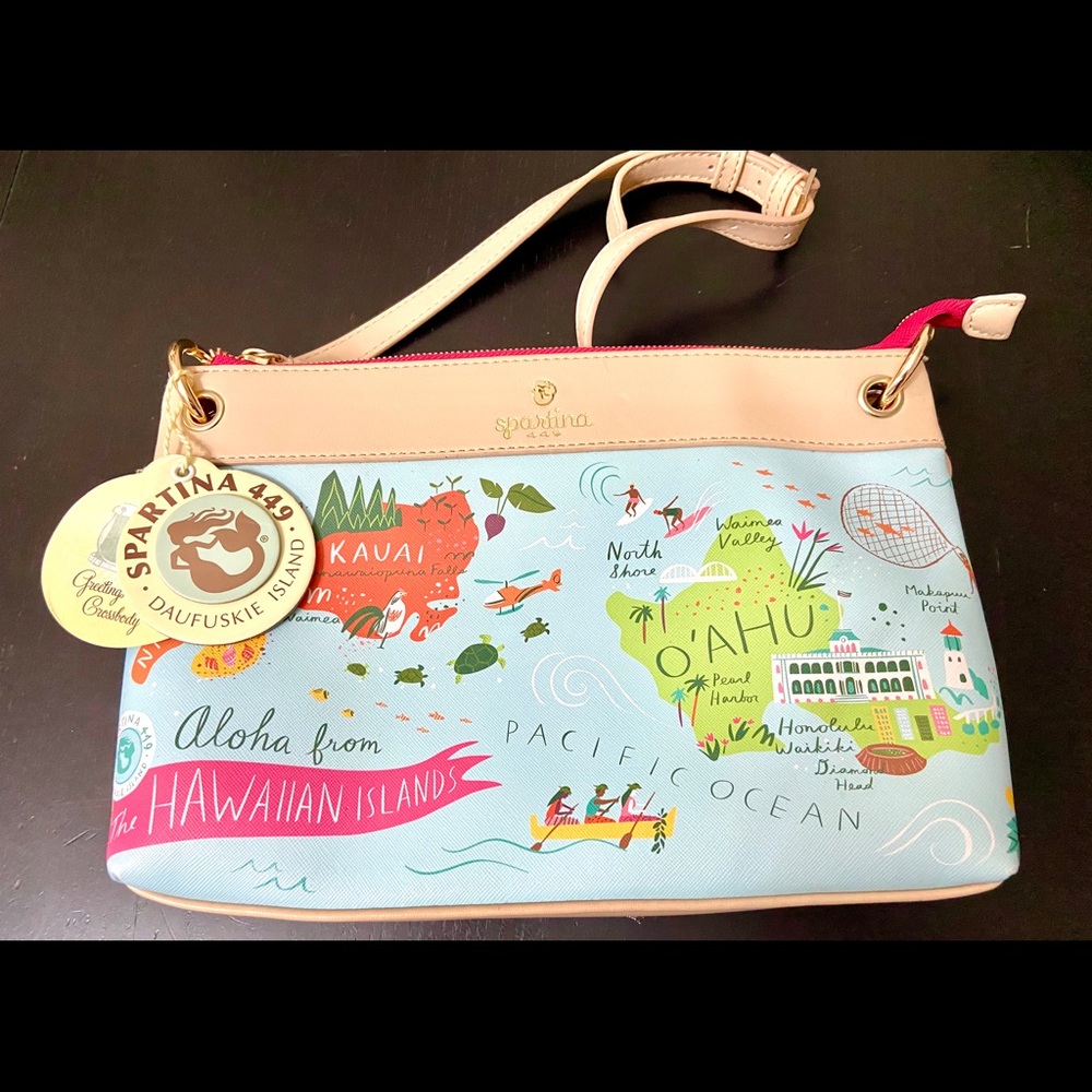 NEW Spartina 449 Hawaiian Islands Crossbody Bag